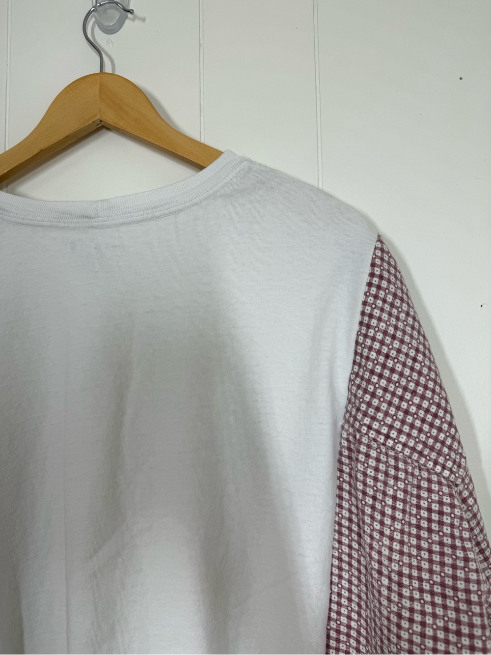 Remi Lyn & Co. Handmade Upcycled Split Carhartt & Flannel Long Sleeve Tee - Picture 7 of 14
